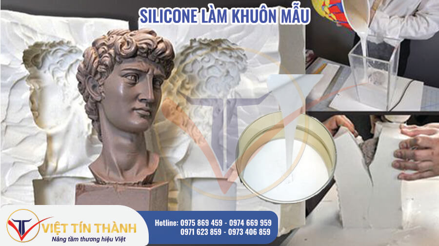 tạo khuôn bằng silicone 828